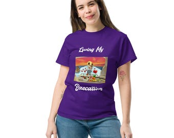 Baecation Loving My Purple and more Unisex t-shirt