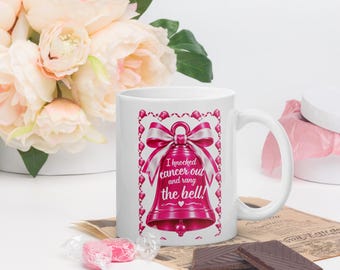 Breast Cancer Survivor Mug, Cancer Has Lost the BattleMug, Pink Ribbon Boxing Gloves Mug, Cancer Warrior Gift White glossy mug