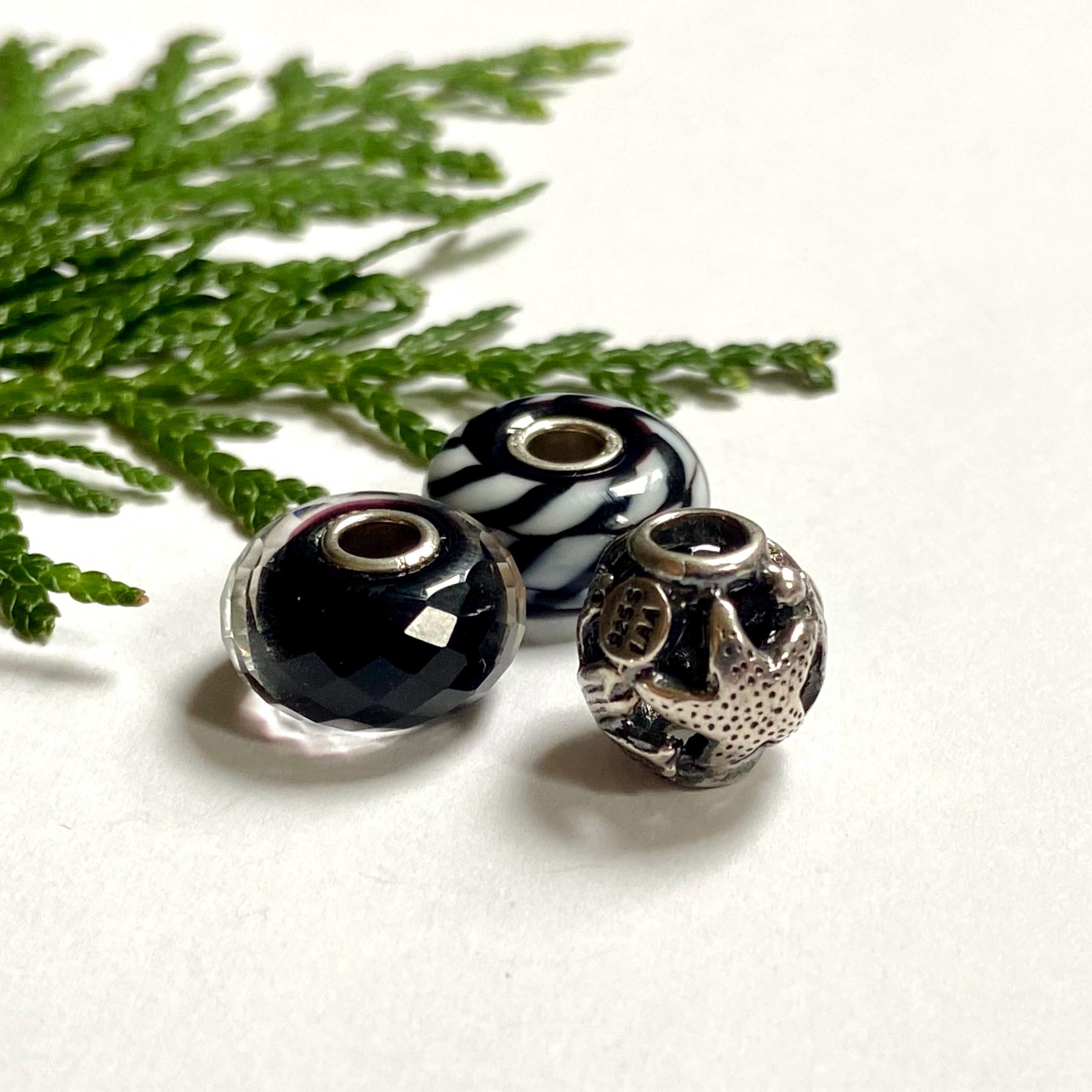 Trollbeads 925 Fantasy Necklace With Winged Elf and 3 Charm Beads