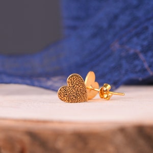 Personalized Fingerprint Earstuds, Gold Fingerprint Earrings, Christmas Gift, Fingerprint Jewelry, Personalized Gift For Her