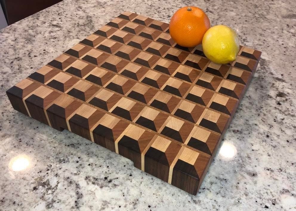 【人気急上昇】 3D Board Cutting End *Made sizes available from pick - Grain その他
