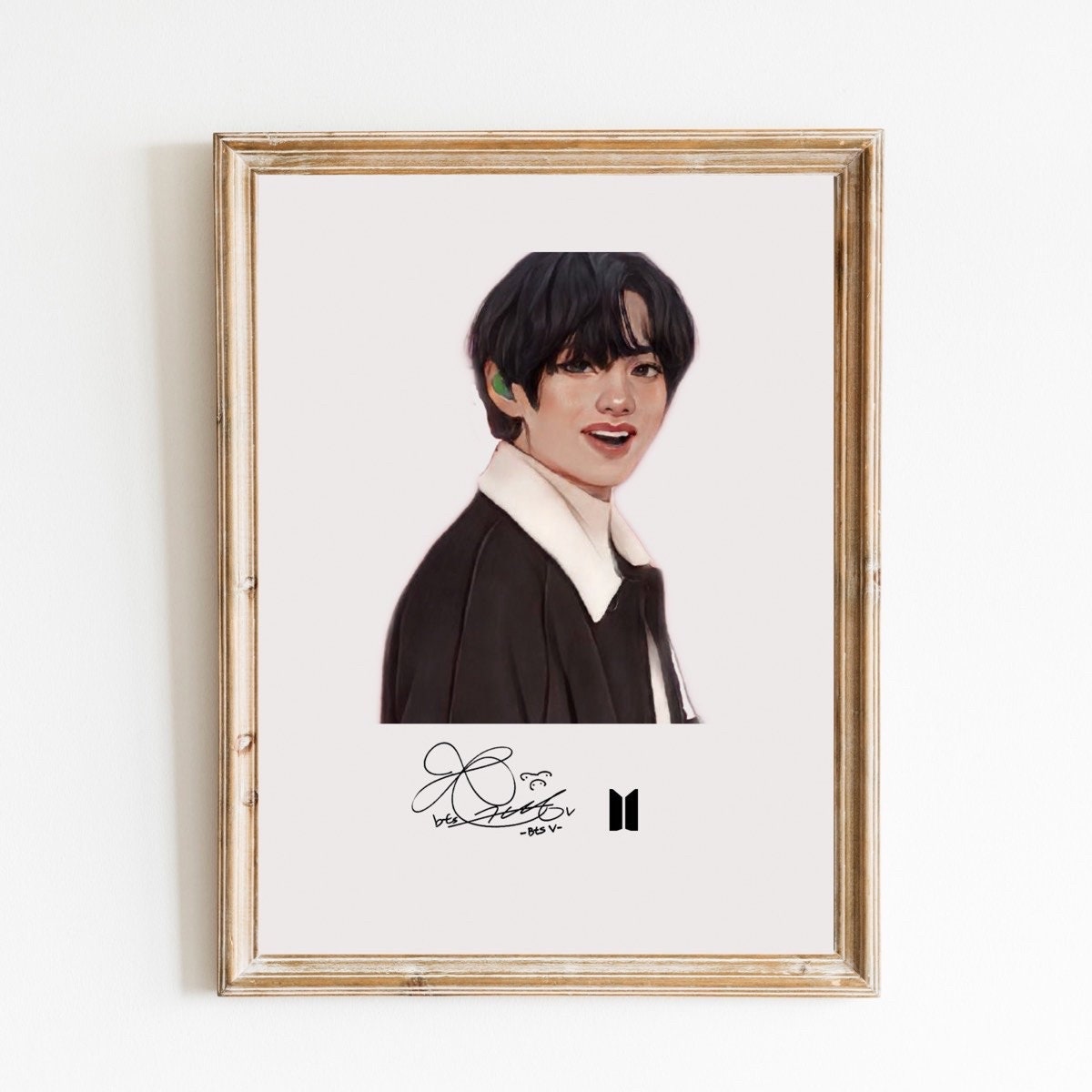 BTS exclusive official license PAINTING_V Kim Taehyung diamond painting  40x50cm - Shop ilovepainting Illustration, Painting & Calligraphy - Pinkoi