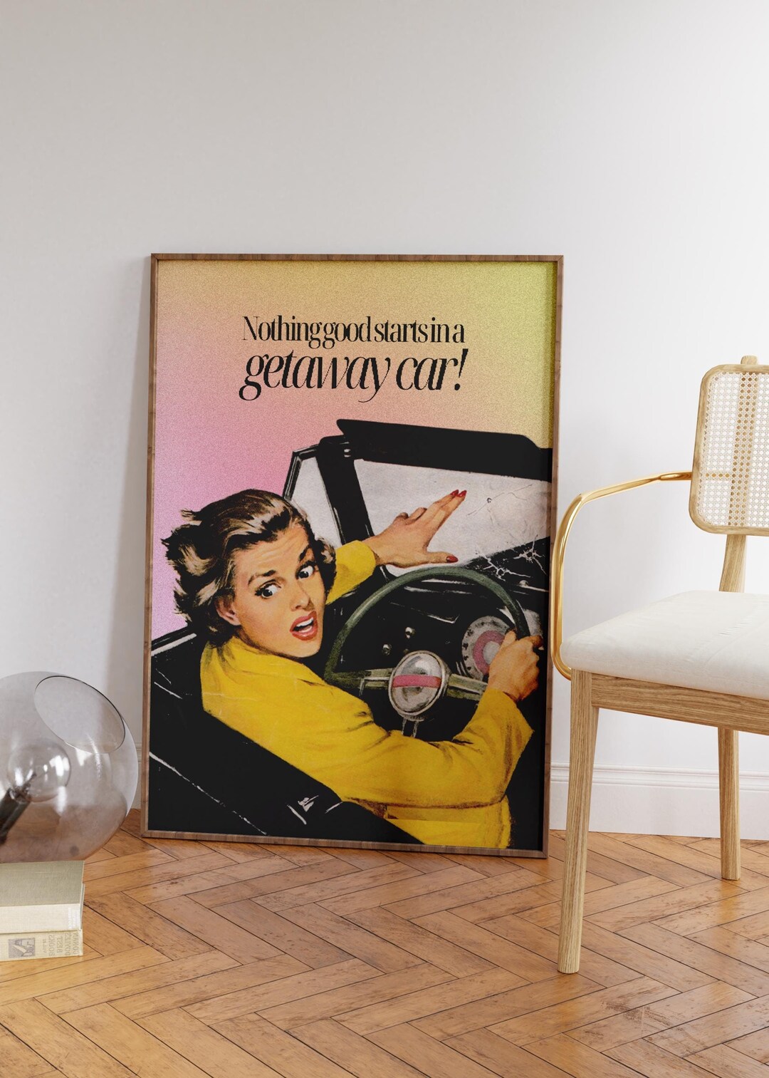 Reputation Decor Nothing Good Starts in A Getaway Car Print, Getaway Car Poster, Trendy ...