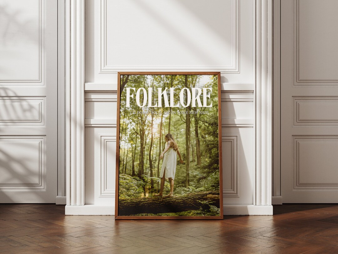 Folklore Album Print Folklore Poster Folklore Merch Taylor Swift 