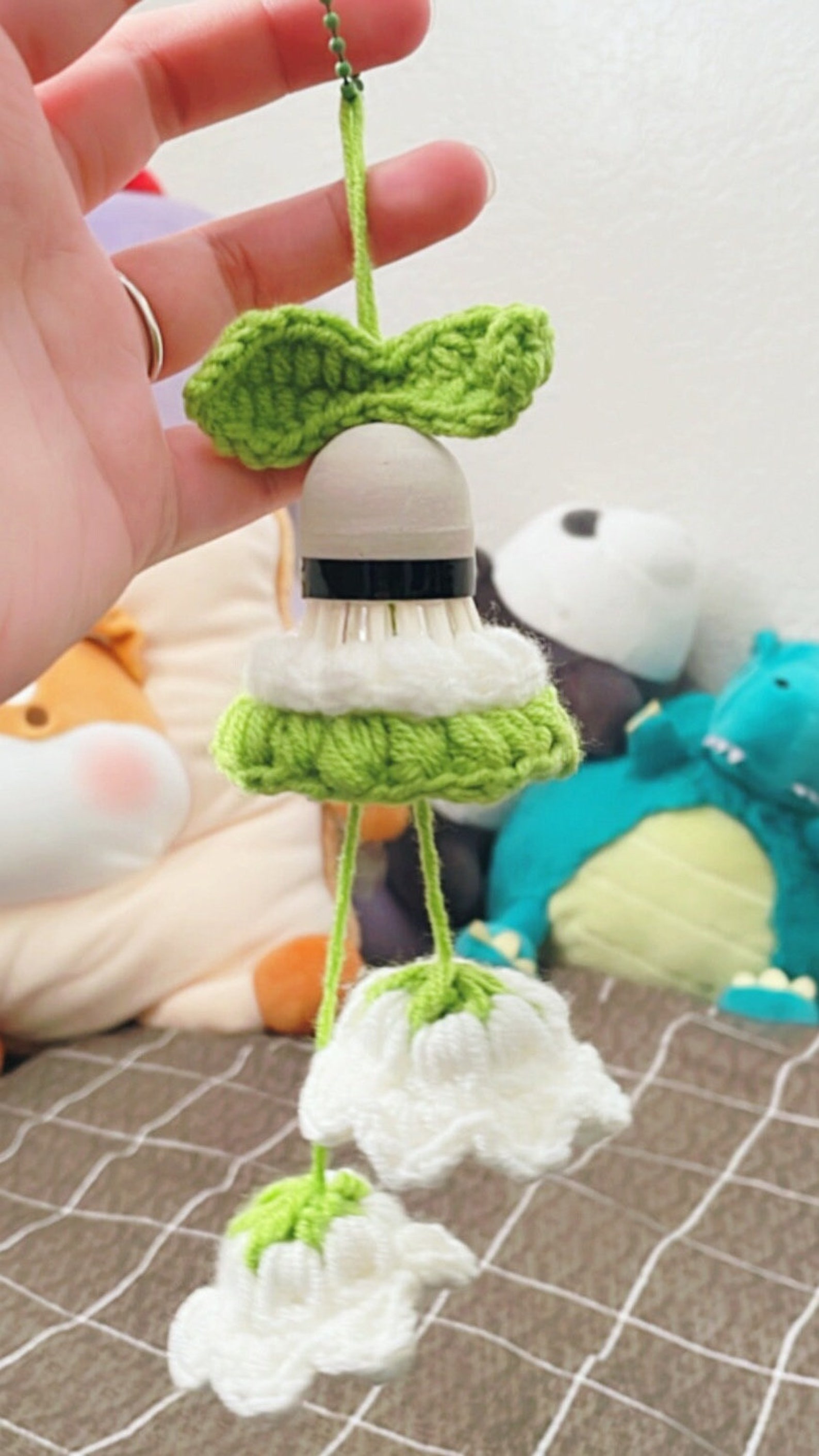 Badminton Shuttlecock Keychain_handmade Etsy