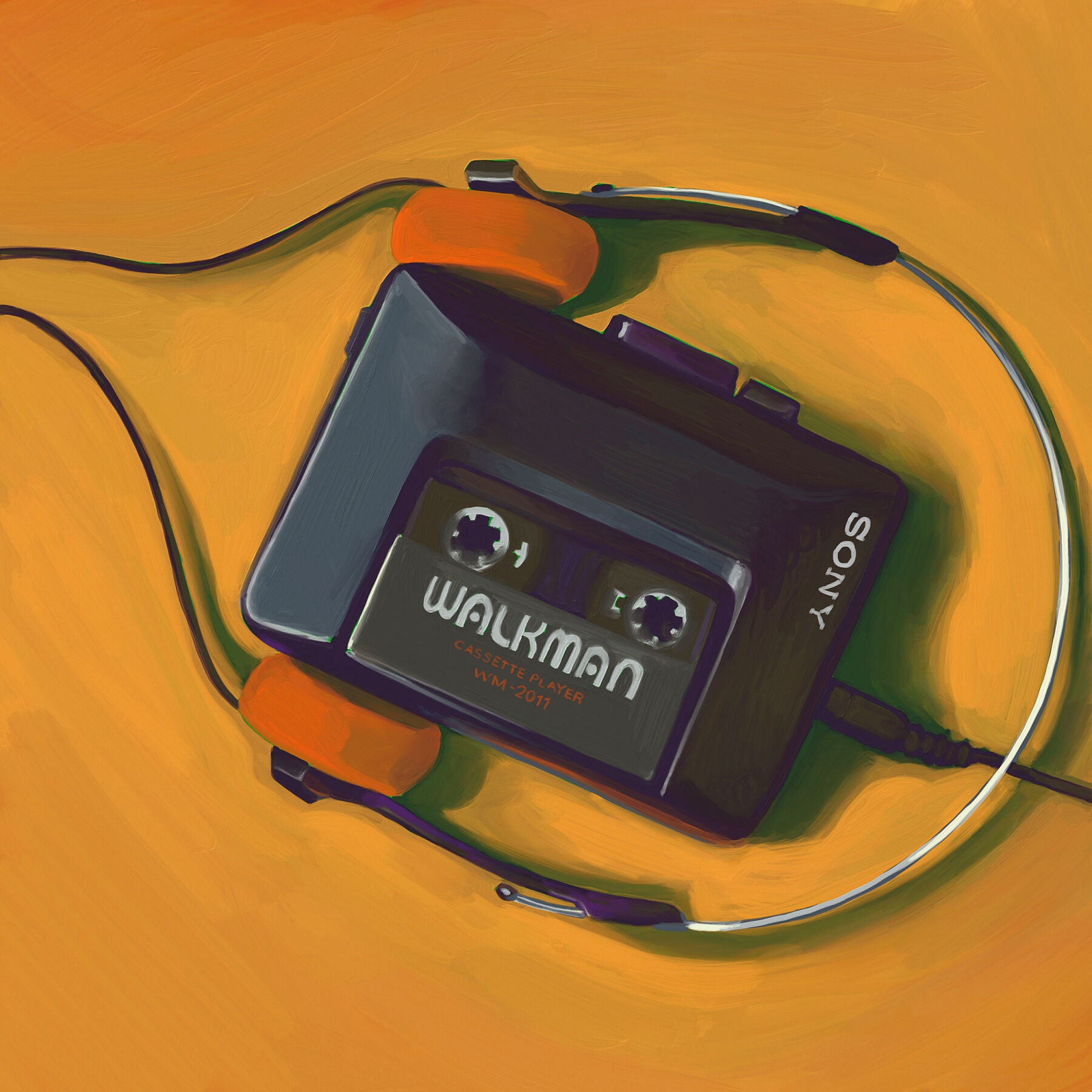 ART PRINT Walkman Cassette Player Limited Edition Print - Etsy