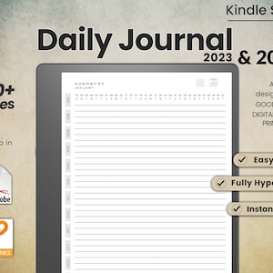 Kindle Scribe Daily Journal Template, Kindle Scribe Templates ...