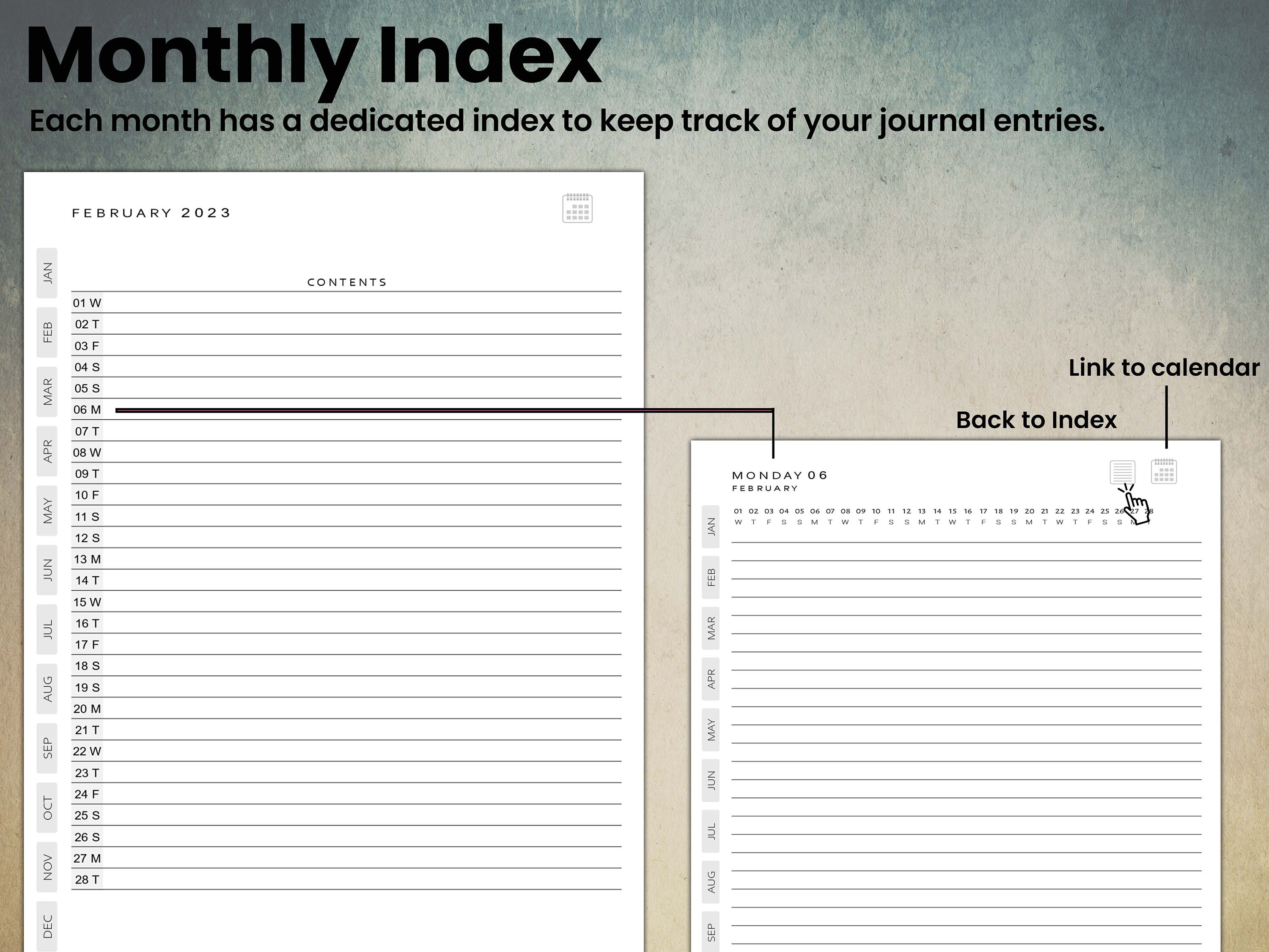 Kindle Scribe Daily Journal Template, Kindle Scribe Templates ...