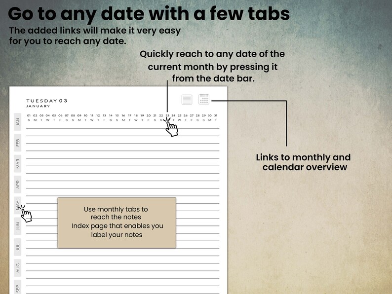 Kindle Scribe Daily Journal Template, Kindle Scribe Templates ...
