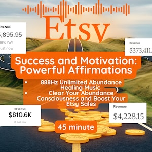888Hz, Unlimited Abundance, Angel Frequency, Successful Selling and Affirmation Financial Abundance Activations + Charged Digital Artwork