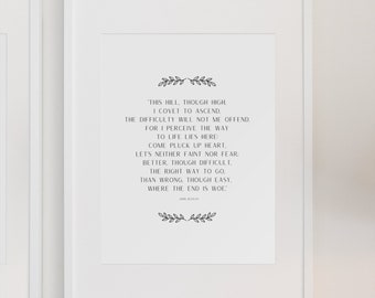 Cita del progreso del peregrino// Arte de la pared// Cristiano// John Bunyan