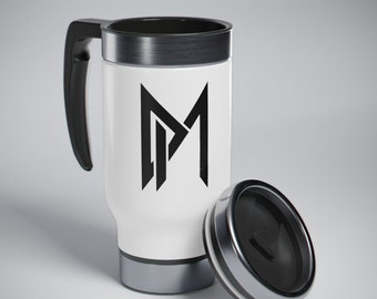 Stainless Steel Travel Mug with Handle, 14oz