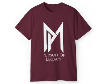 Pursuit of Legacy White Unisex Ultra Cotton Tee