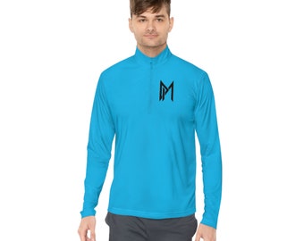 DM Black Unisex Quarter-Zip Pullover
