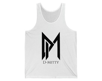 Black DM Mens Jersey Tank