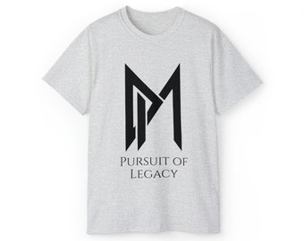 Pursuit of Legacy Black Unisex Ultra Cotton Tee