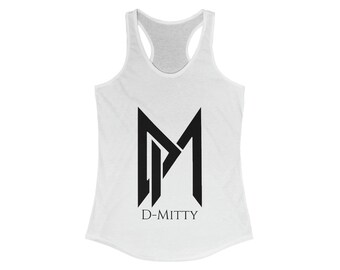 Black DM Women's Ideal Racerback Tank