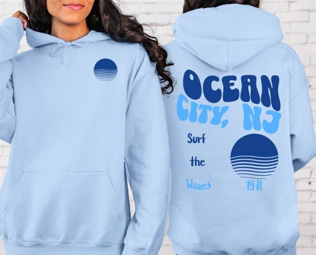Ocean City NJ Hoodie Gift for Friend Comfortable Hoodie NJ Hoodie Gift