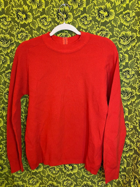 vintage 1960s red sweater - Gem