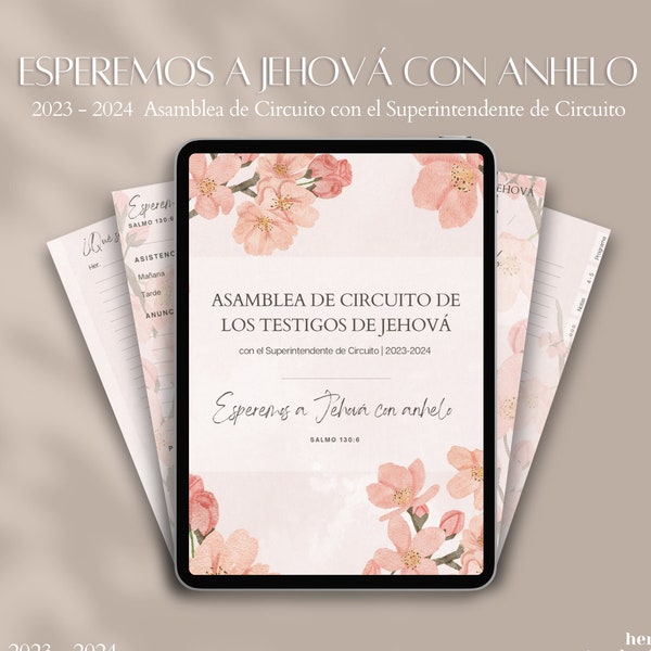 Esperemos a Jehová con anhelo | Asamblea de circuito de los testigos de Jehová | Circuit Assembly Spanish Digital Notebook | JW Minimalist