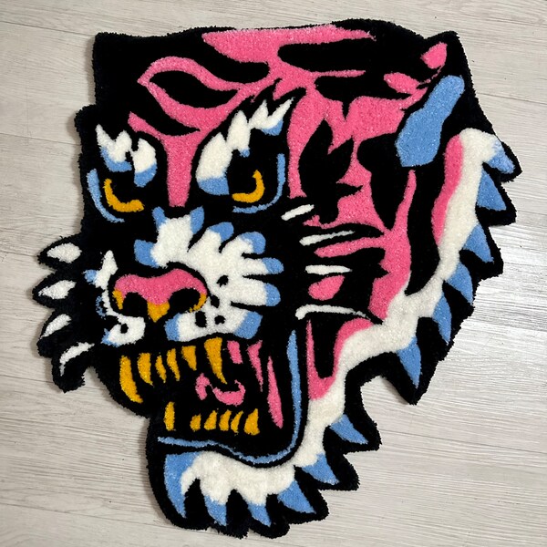 Tiger Rug - Etsy