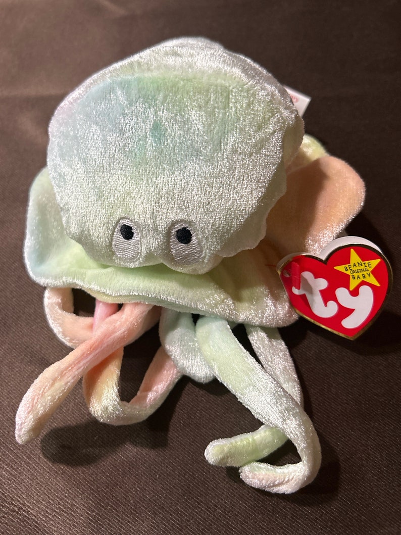 Ty Beanie Babies Goochy the Jellyfish 1999 Etsy