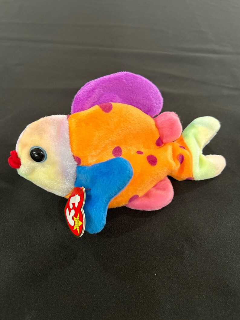 TY Beanie Baby LIPS the Fish Etsy