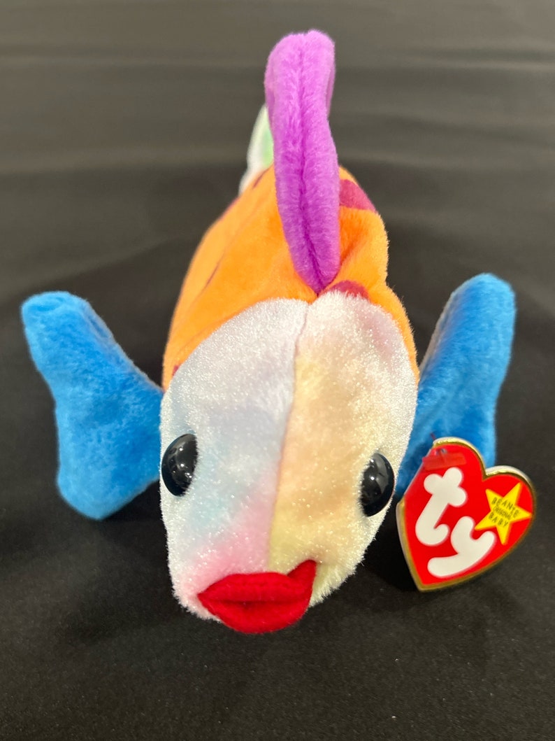TY Beanie Baby LIPS the Fish Etsy