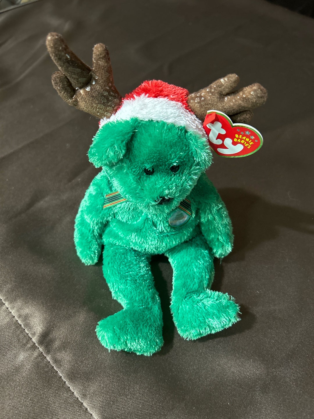 TY Beanie Baby 2002 Holiday Teddy the Bear the Beanie Babies Etsy