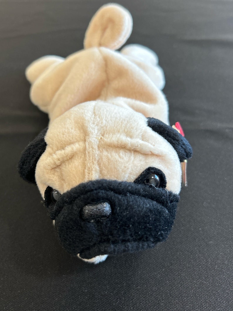 Ty Beanie Babies pugsly the Pug 1996 Rare Retired Mint Etsy