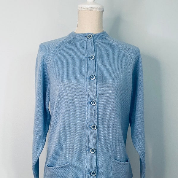 Pale Blue 1960's/70's Cardigan