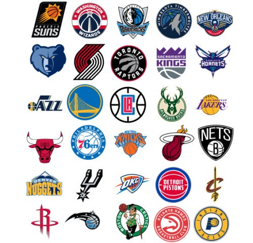 30 Pegatinas De La NBA Con El Logotipo Del Equipo De Baloncesto, Divertido,  Creativo, Para Botellas De Agua, Portátiles, Teléfonos Móviles, Monopatín,  