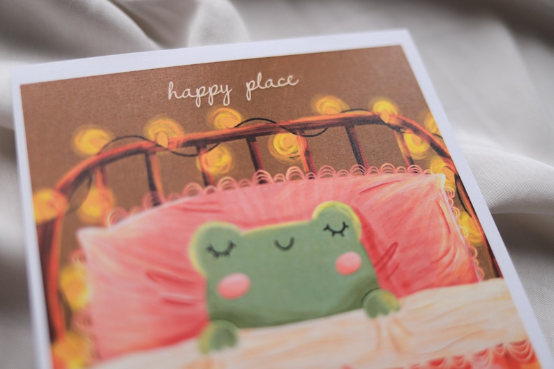 Happy Place Art Print, Illustration Print image 5