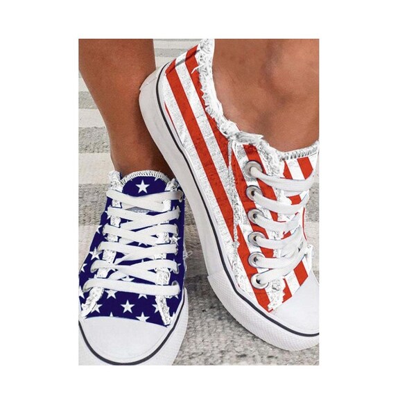 View of Patriotic Shoes - Etsy