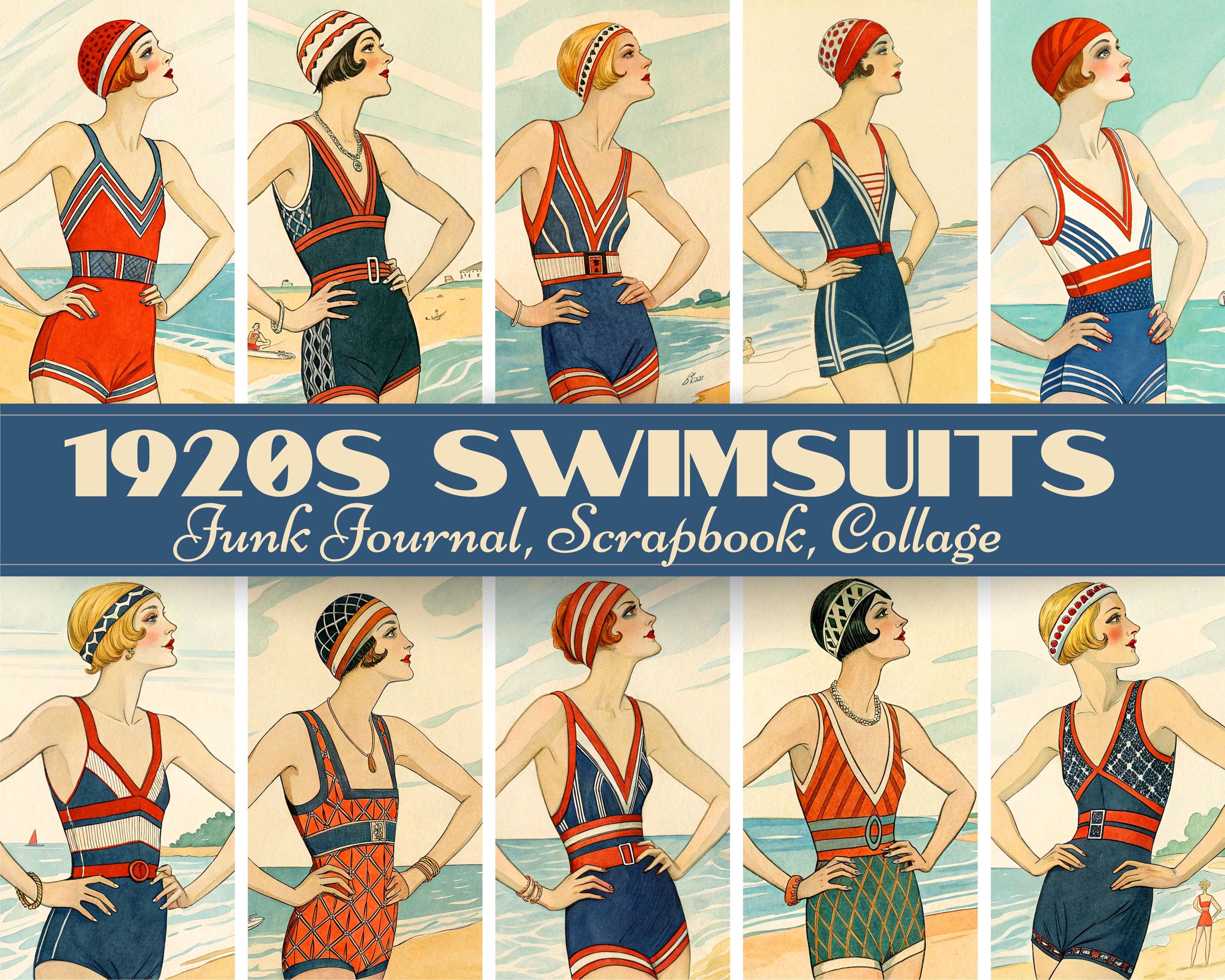 1920s Swimsuit - Etsy