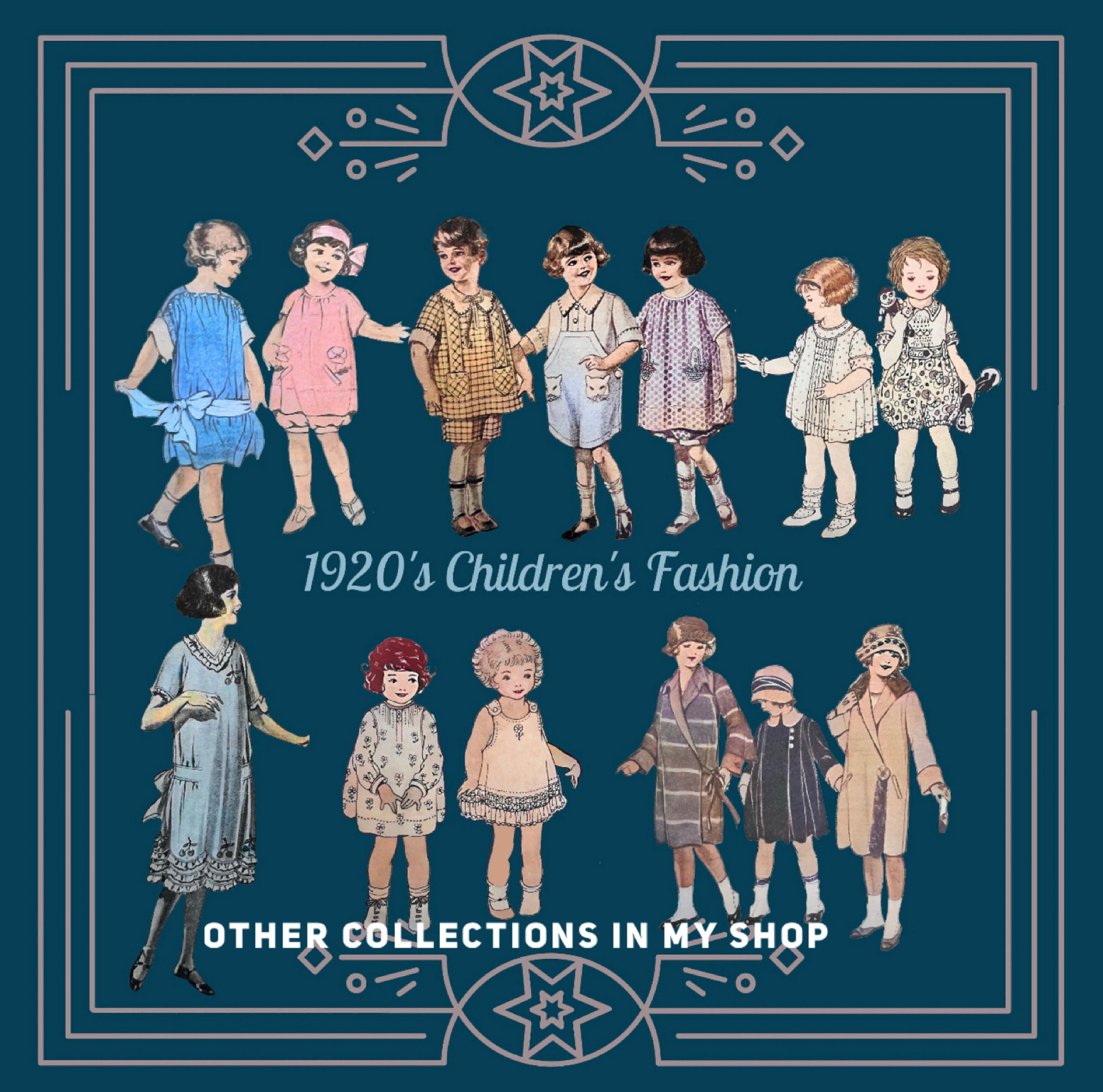 Moda infantil años 20 deals