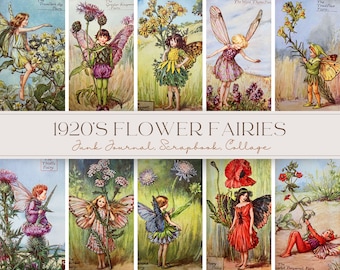 Flower Fairies Digital Download Cicely Mary Barker Fairy Art