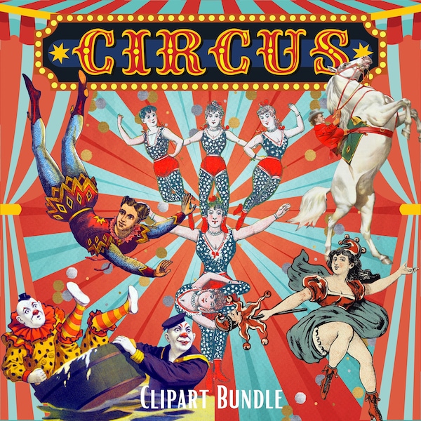 Circus Clipart - Etsy