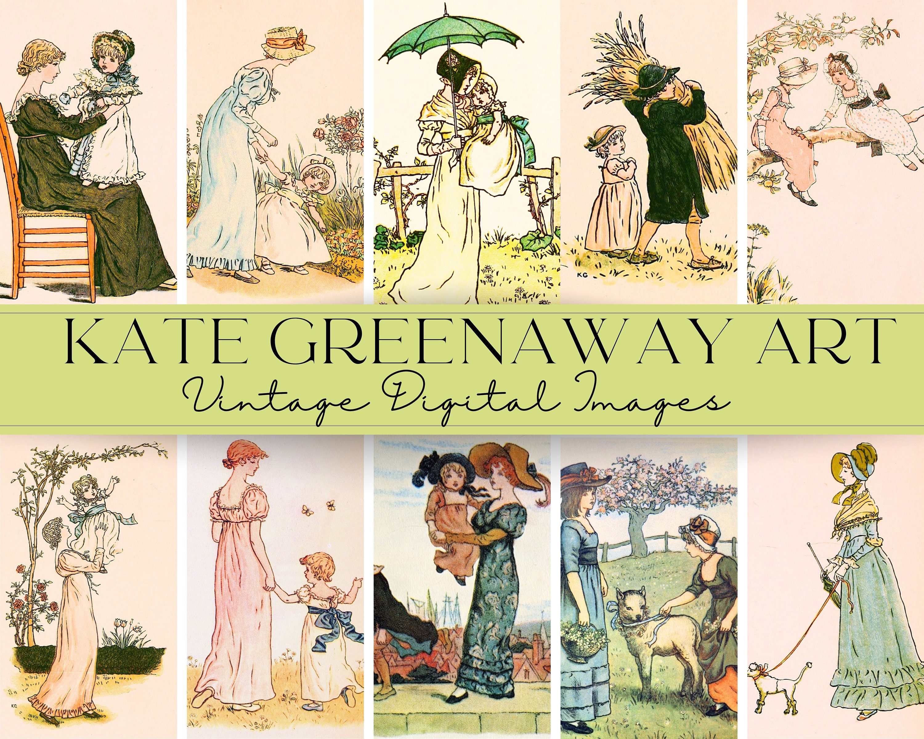 Vintage Kate Greenaway Book - Etsy Vintage Kate Greenaway Book - Etsy