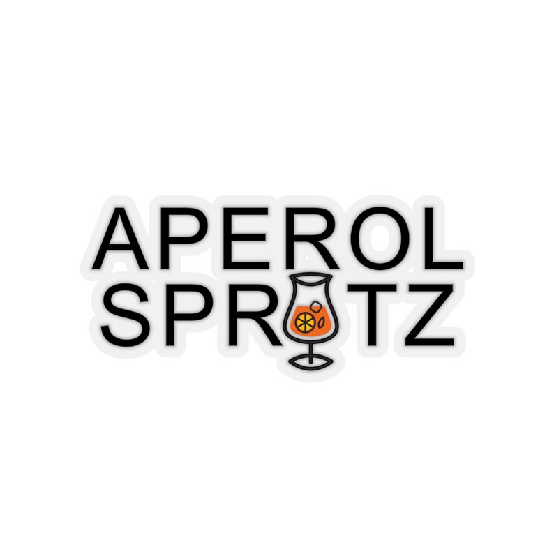 Aperol Spritz Sticker Cocktail Decal Drink Sticker Etsy