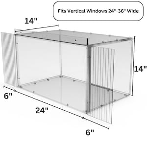 Custom Fit Catio For Your Window Fits 2436 Windows image 2