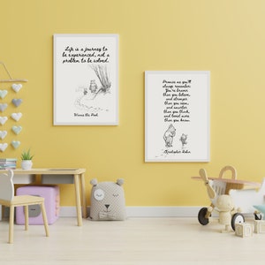 Winnie the Pooh Set of digital prints, in sizes A1, A2, A3, A4 and A5