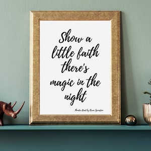 Bruce Springsteen Digital Poster Print