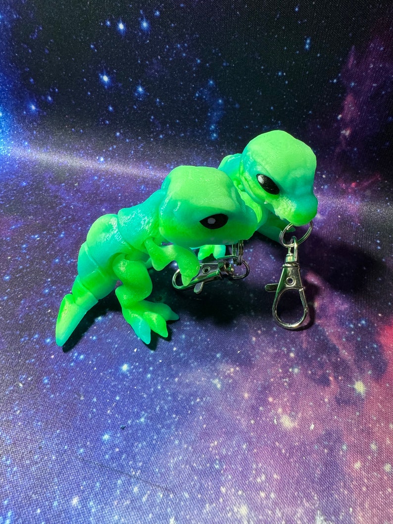 Articulated T-rex Keychains - Etsy