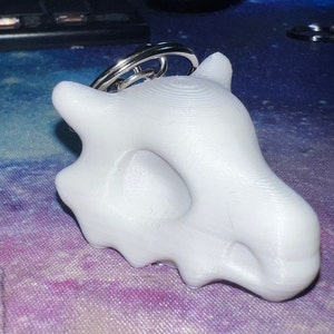 Cubone Skull Keychain