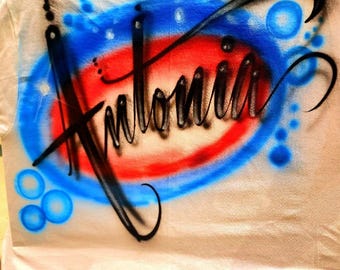 Custom Airbrushed T-Shirt with Your Name – Personalized Design & Colors
