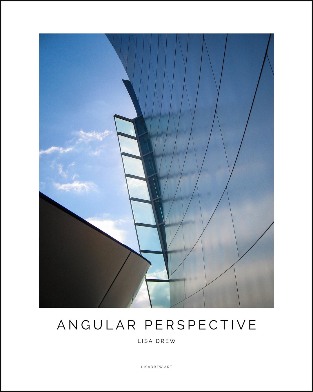 Angular Perspective Art Print • Dynamic Architectural Lines & Sky - Etsy