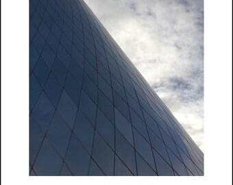 Diamond Sky Art Print • Angular Modern Architecture Against the Sky