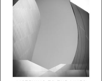Listening to the Lines Art Print • Modern Architectural Geometry, Minneapolis