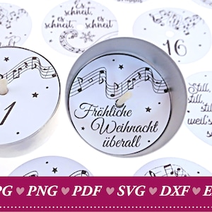Teelicht-Botschaften mit deutschen Weihnachtsliedern für stimmungsvolle Weihnachtstage, magische Teelichter als DIY-Weihnachtszauber